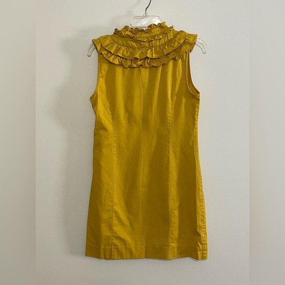 Fossil Mustard Yellow Women’s Dress Size Small - Picture 2 of 6
